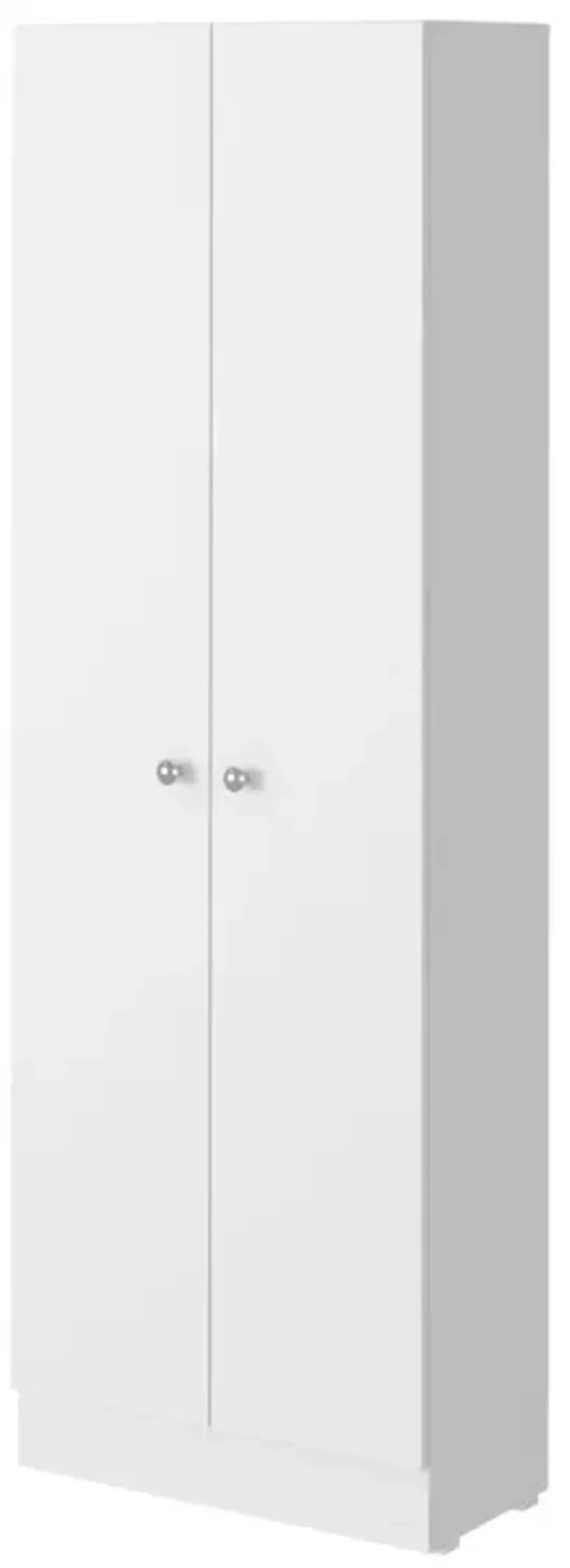 Buxton Rectangle 2-Door Storage Tall Cabinet White