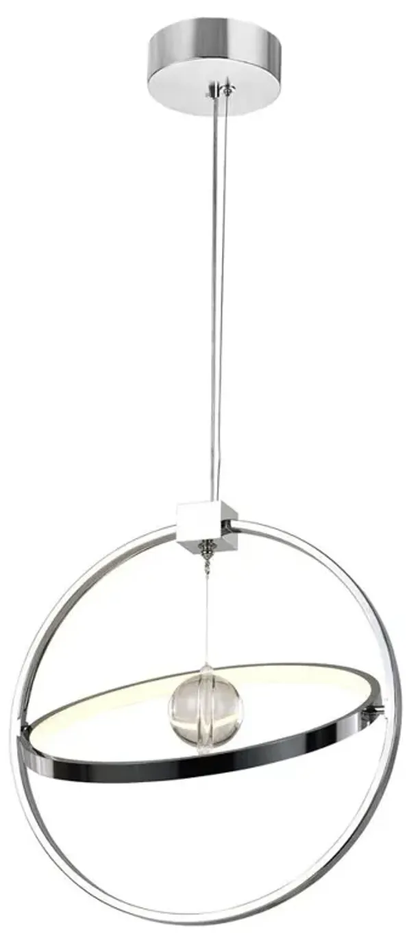 CWI Lighting Colette LED Chandelier With Chrome Finish
