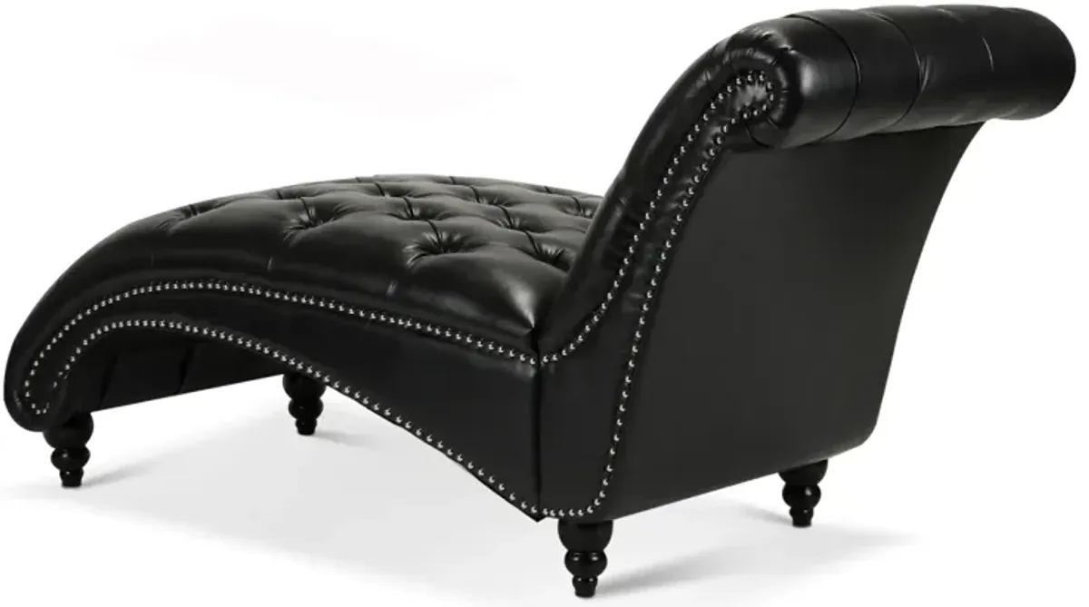 Tufted Armless Chaise Lounge