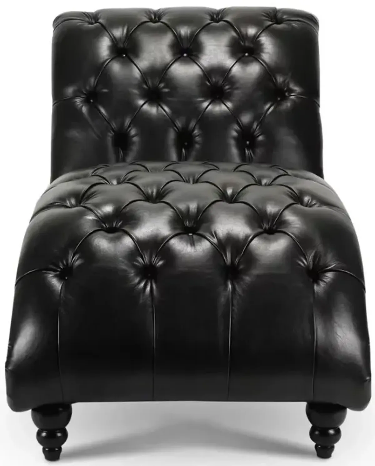 Tufted Armless Chaise Lounge