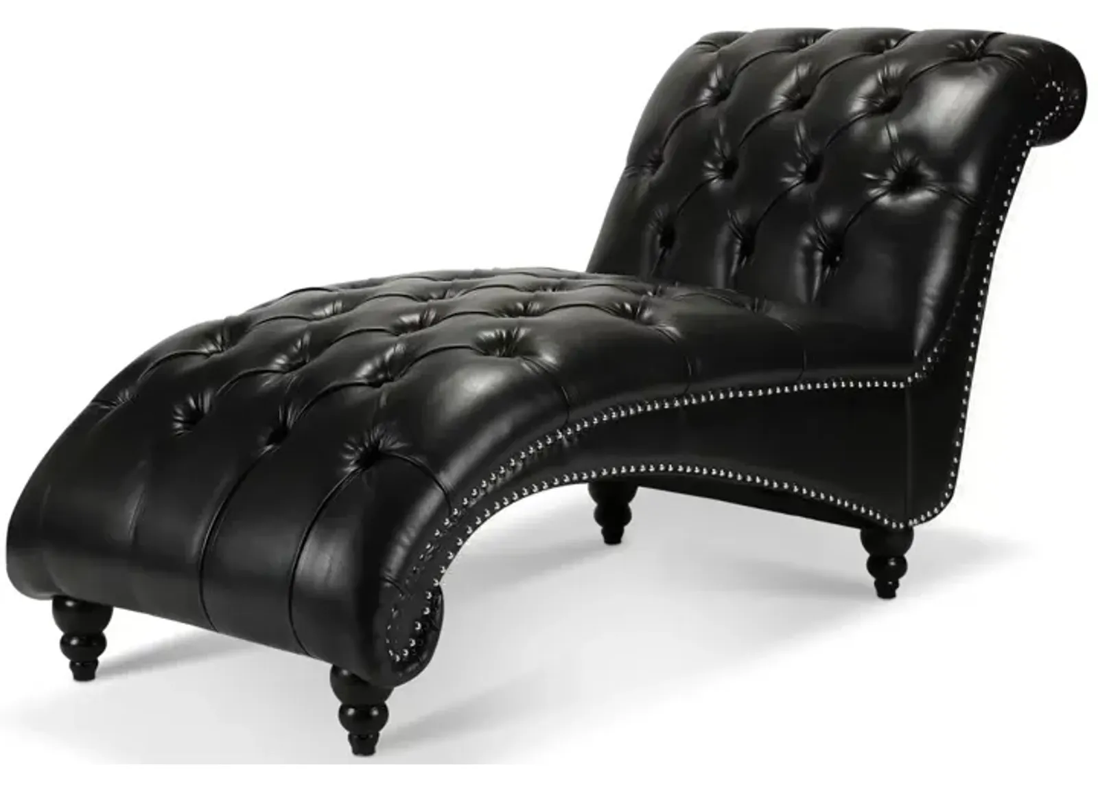 Tufted Armless Chaise Lounge