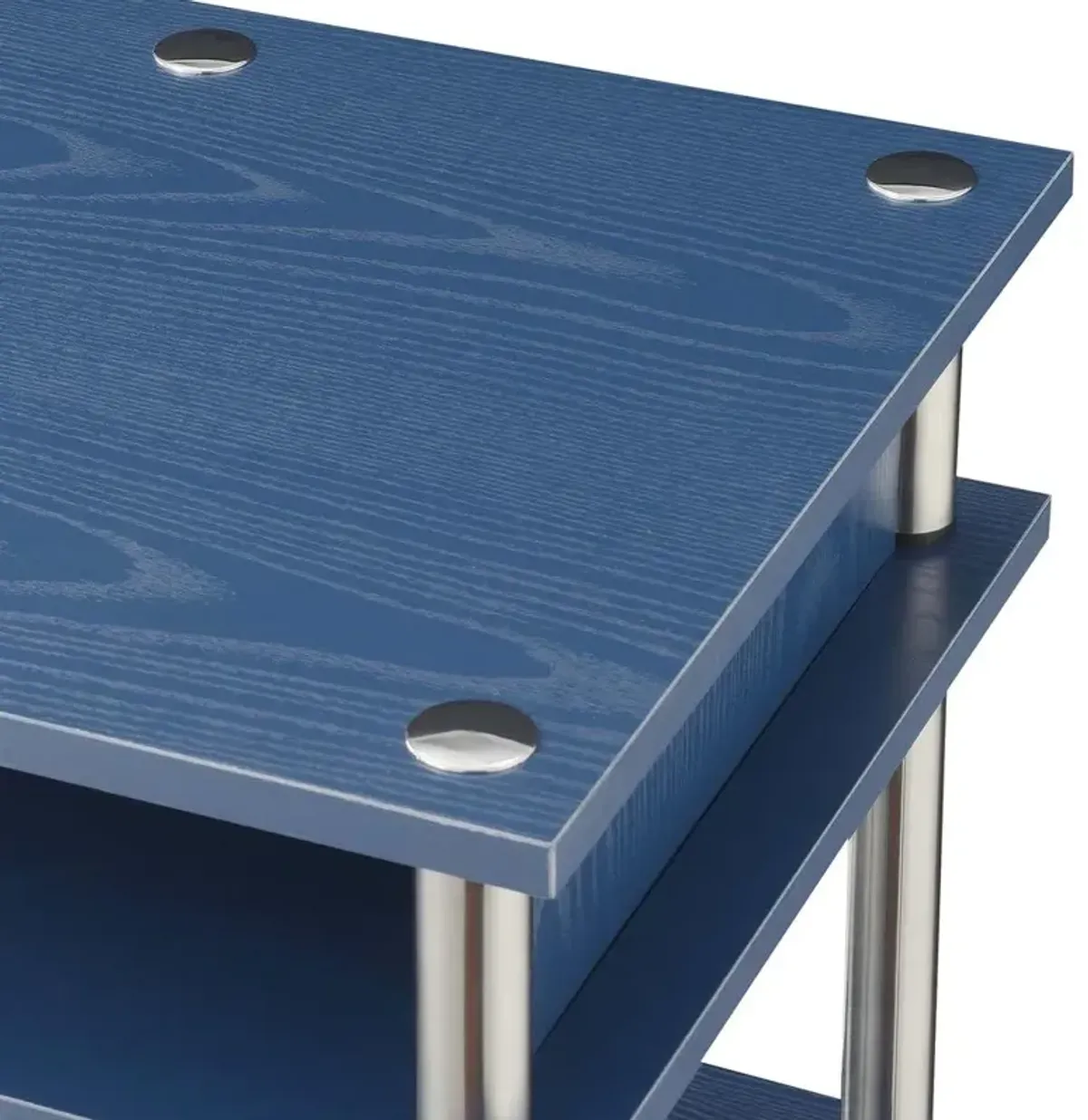 Convenience Concepts Designs2Go No Tools Student Desk, Cobalt Blue