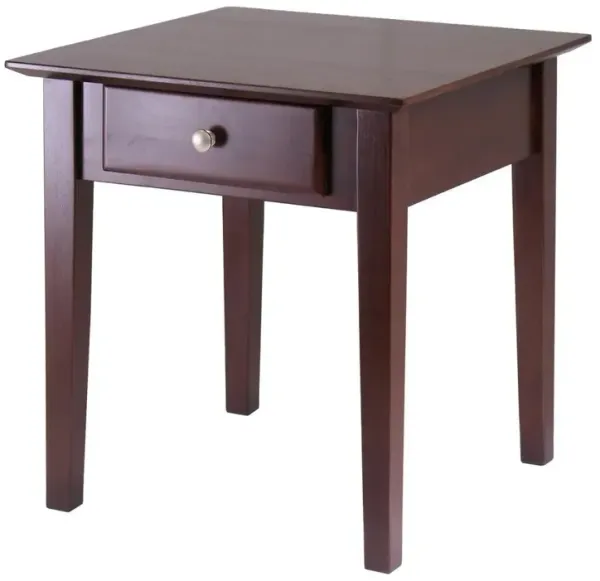 Rochester End Table with one Drawer, Shaker