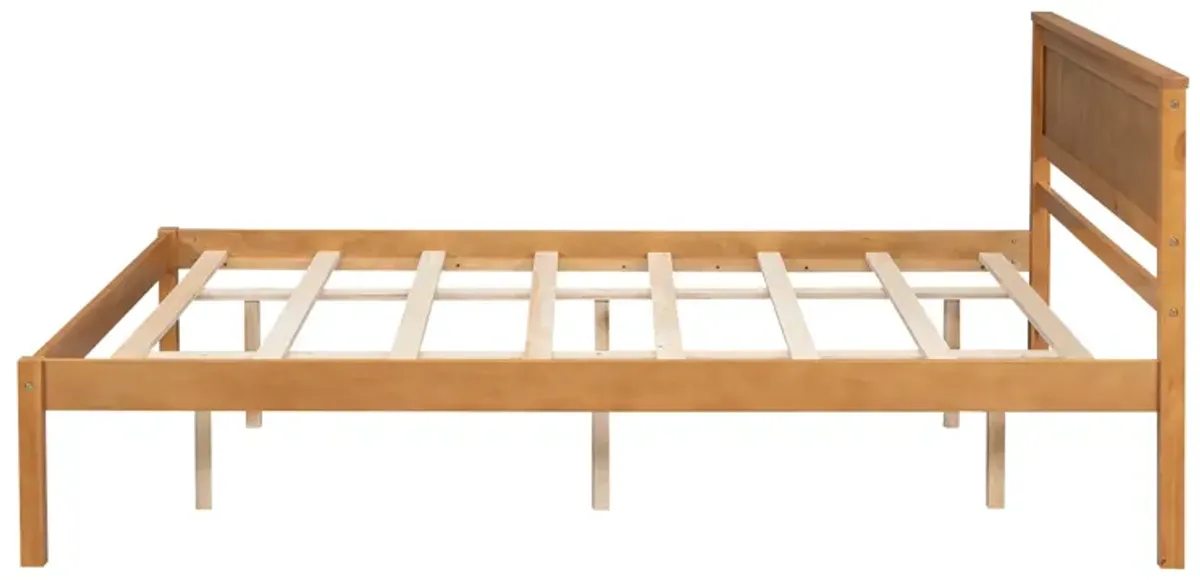 Merax Platform Bed Frame with Headboard