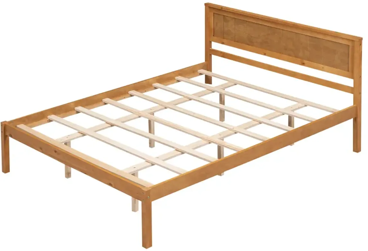 Merax Platform Bed Frame with Headboard