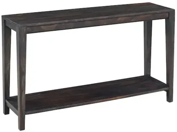 Porter Designs Fall River Solid Sheesham Wood Console Table, Gray