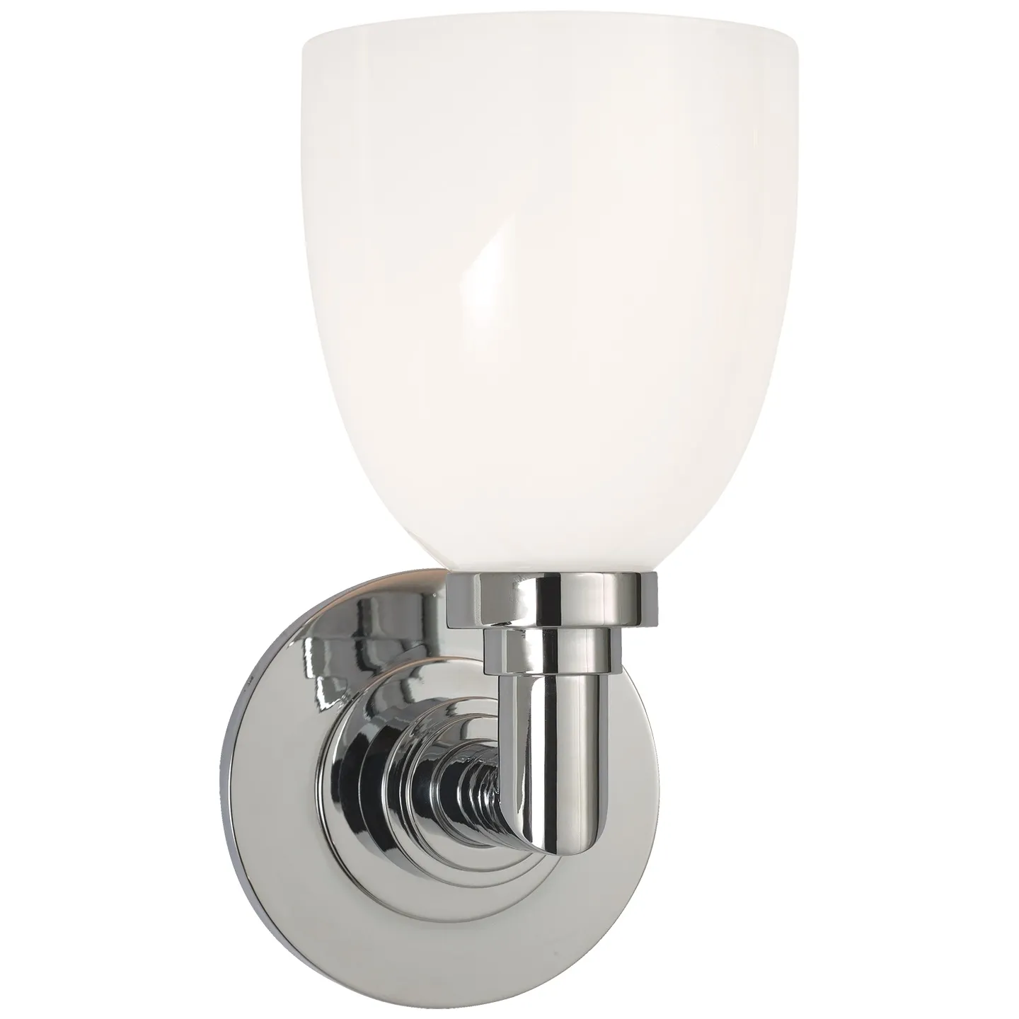 Wilton Single Bath Light in Chrome