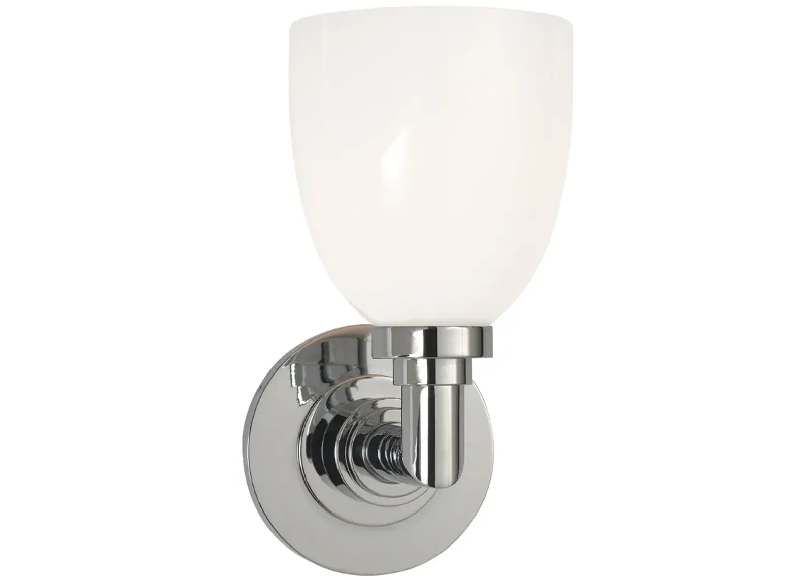 Wilton Single Bath Light in Chrome