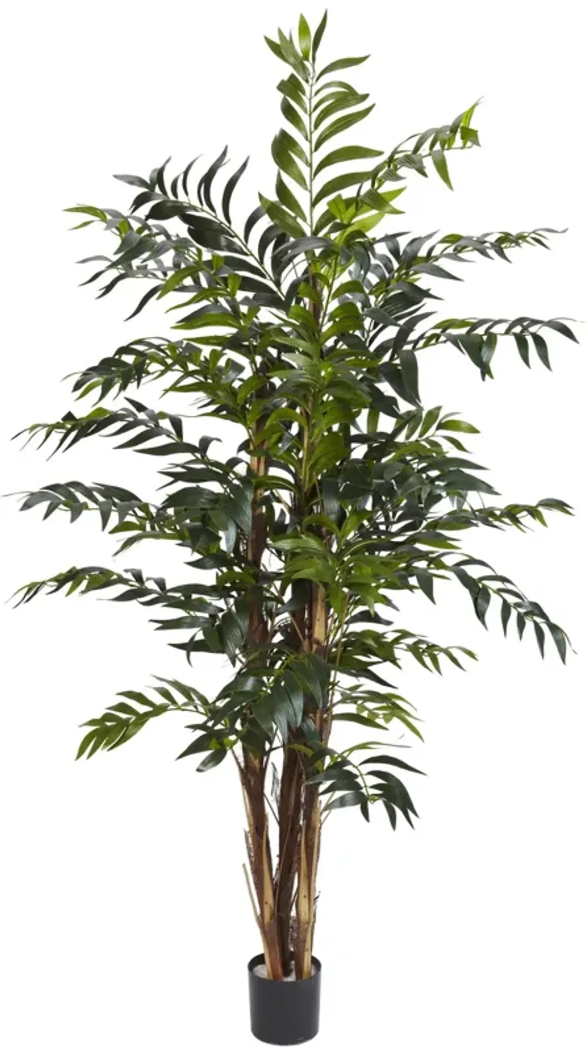 Hivvago 5 Feet Bamboo Palm Silk Tree