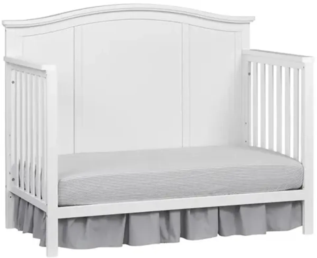 Oxford Baby Emerson 4 In 1 Convertible Crib Snow White