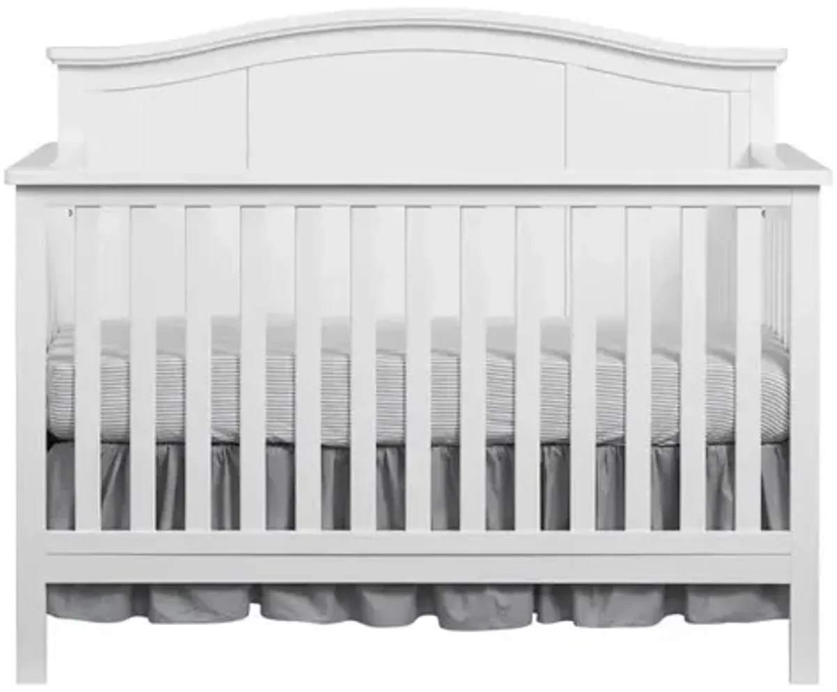 Oxford Baby Emerson 4 In 1 Convertible Crib Snow White