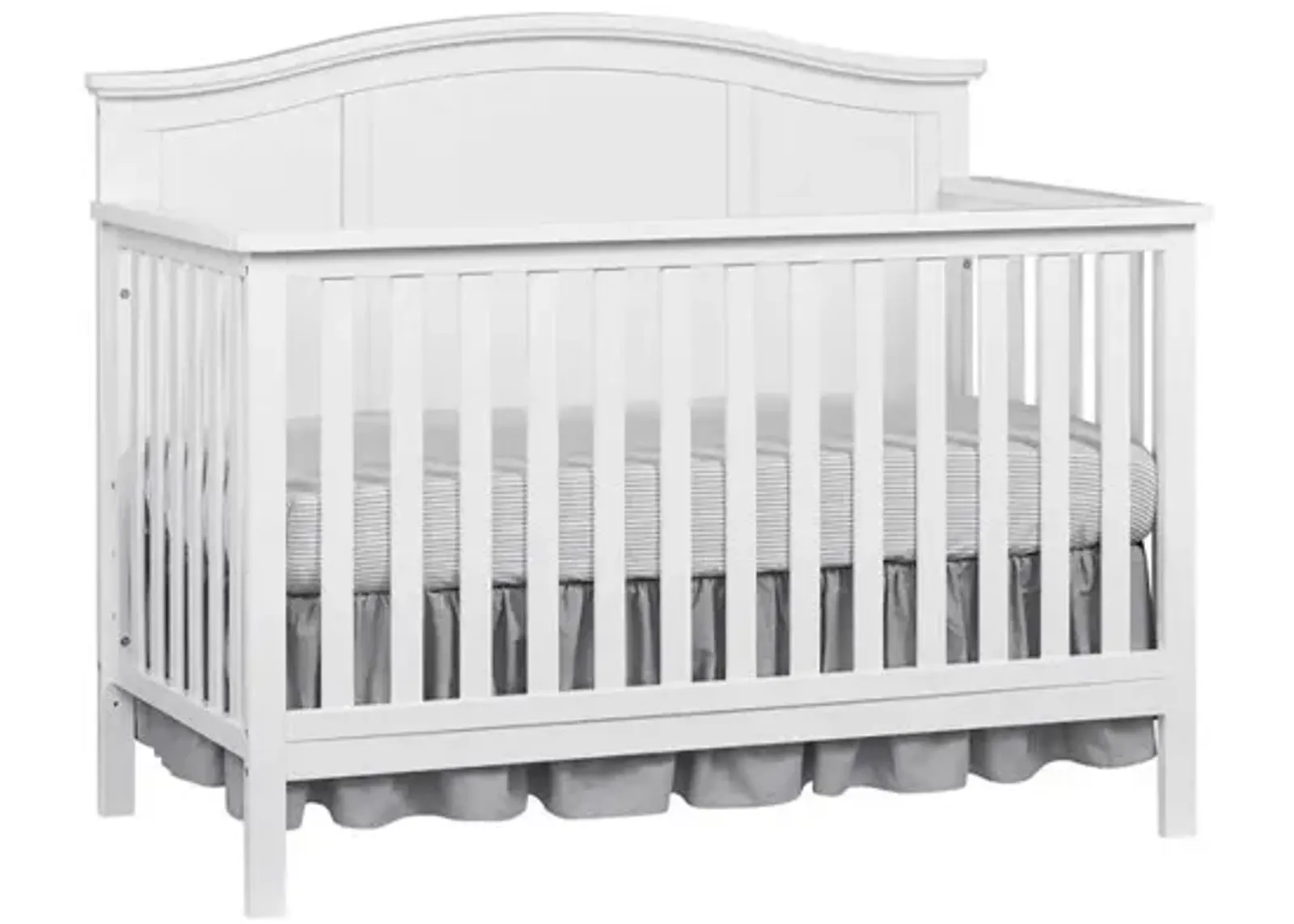 Oxford Baby Emerson 4 In 1 Convertible Crib Snow White