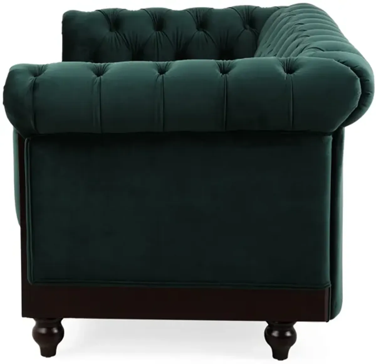 Merax Chesterfield Velvet Loveseat Sofa