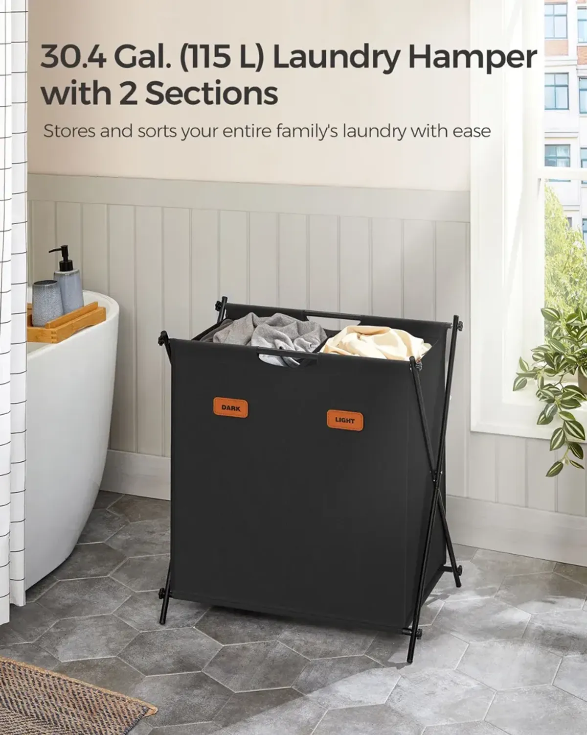 Durable Laundry Hamper for Easy Organization & Convenient Storage