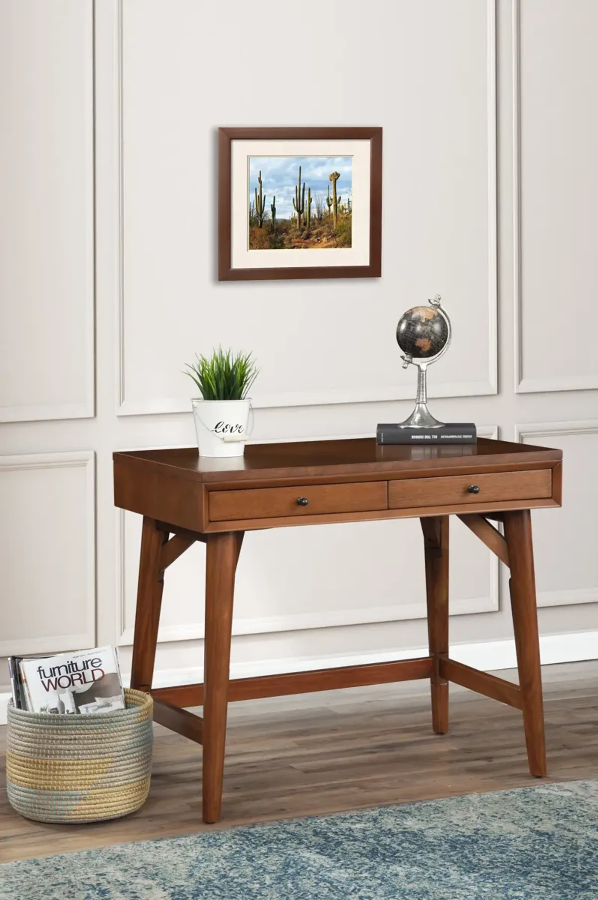 Flynn Mini Desk, Acorn