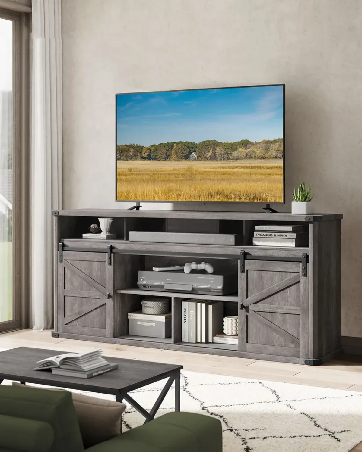 30" High TV Stand for TVs up to 75 Inches