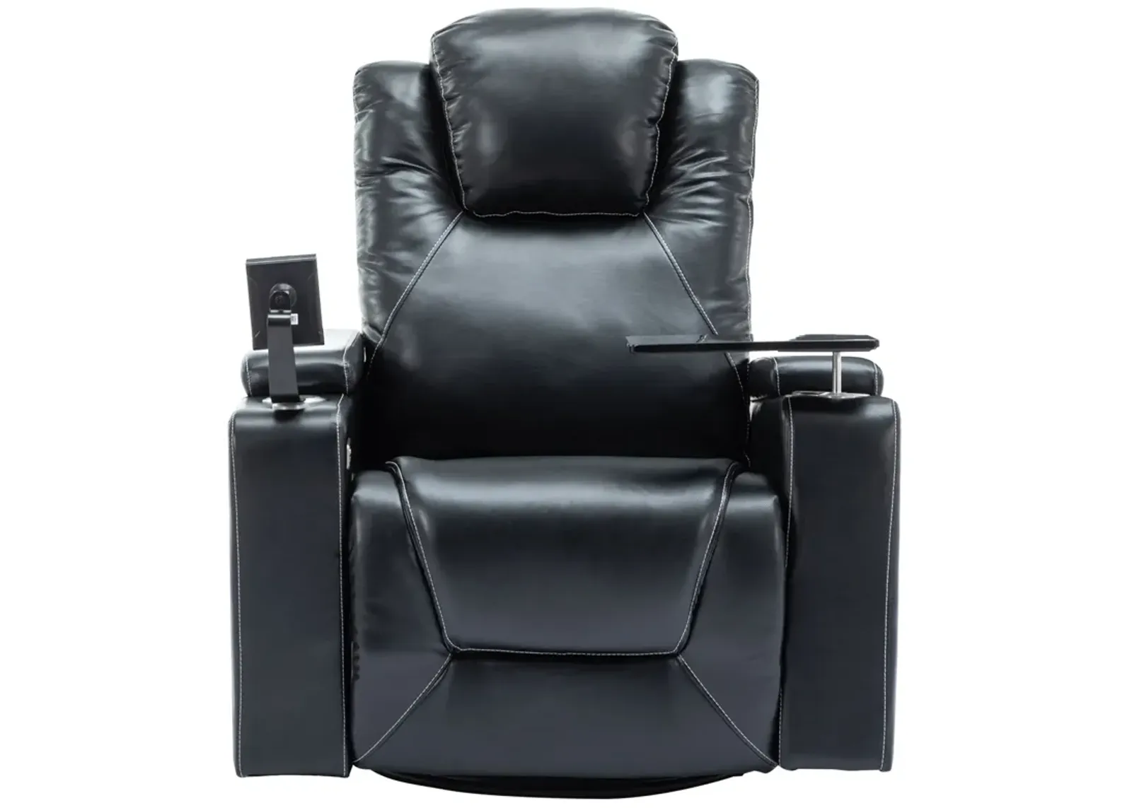 Merax Swivel PU Leather Power Recliner