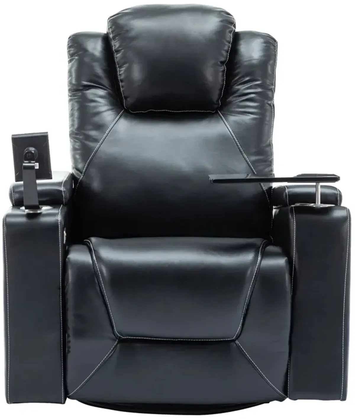 Merax Swivel PU Leather Power Recliner