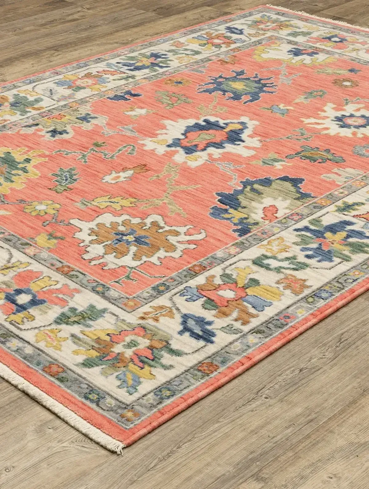 Lucca 3'3" x 5' Pink Rug