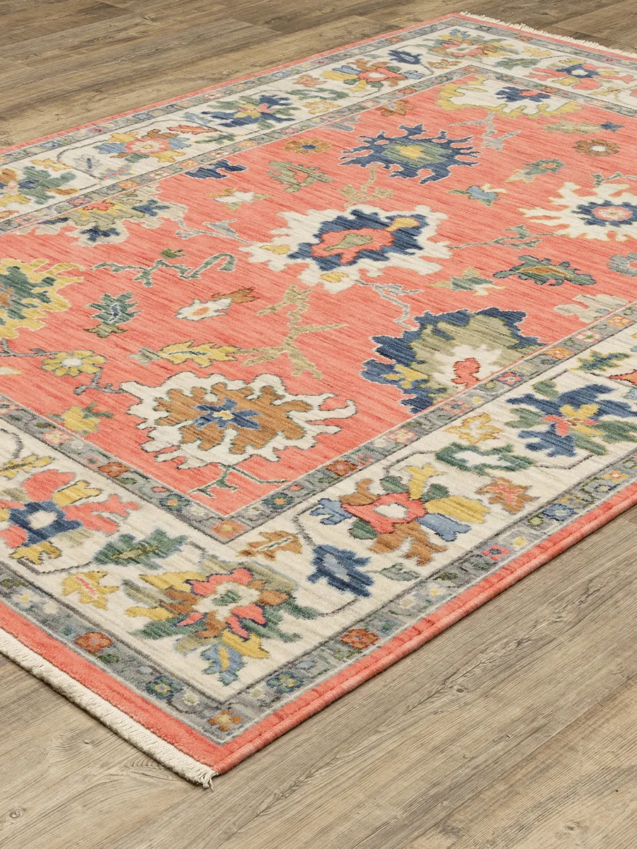 Lucca 3'3" x 5' Pink Rug