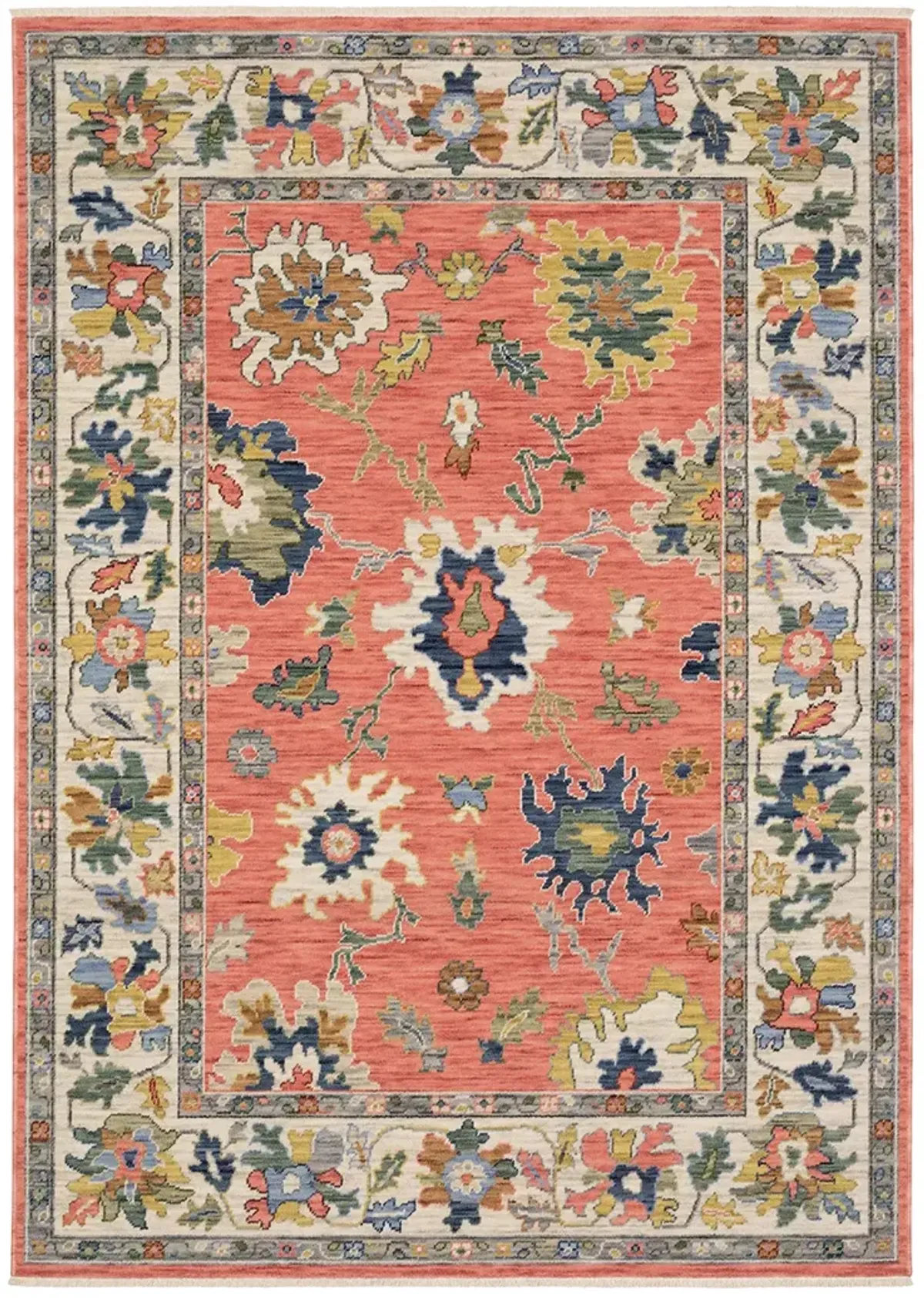 Lucca 3'3" x 5' Pink Rug