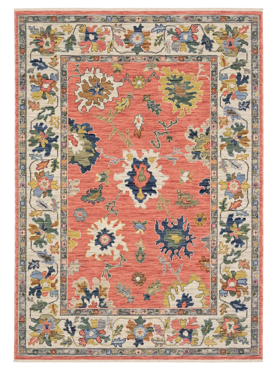 Lucca 3'3" x 5' Pink Rug