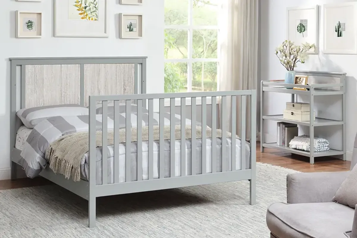 Suite Bebe Connelly 4-in-1 Convertible Crib Gray/Rockport Gray