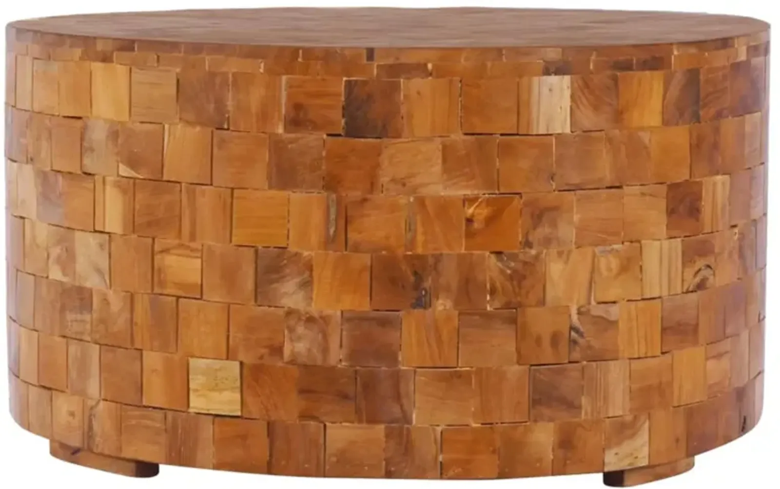 vidaXL Coffee Table 23.6"x23.6"x13.8" Solid Teak Wood