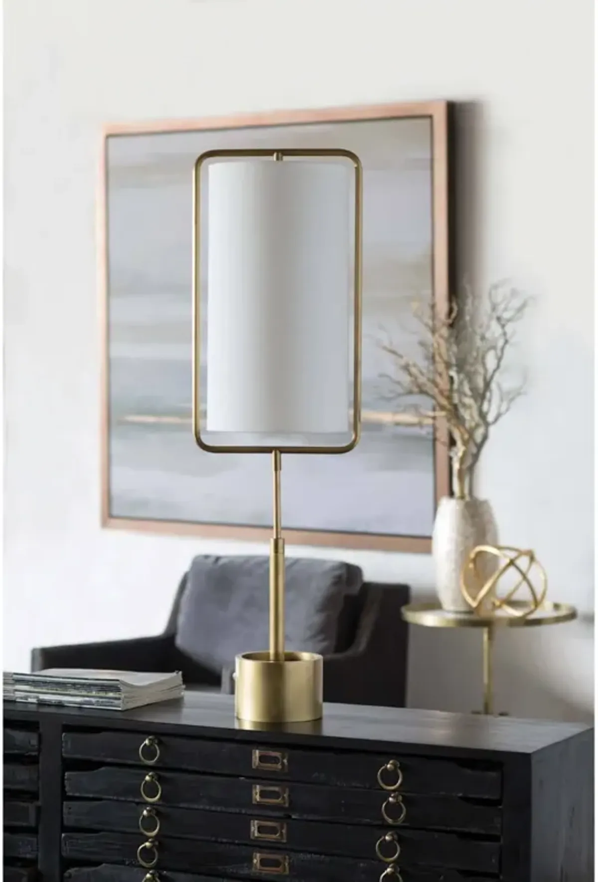 Geo Rectangle Table Lamp