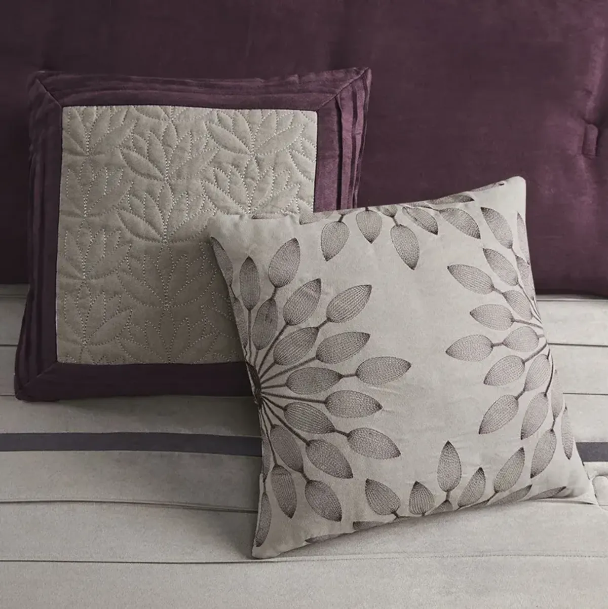 Gracie Mills Bryony 7-Piece Microsuede Comforter Set