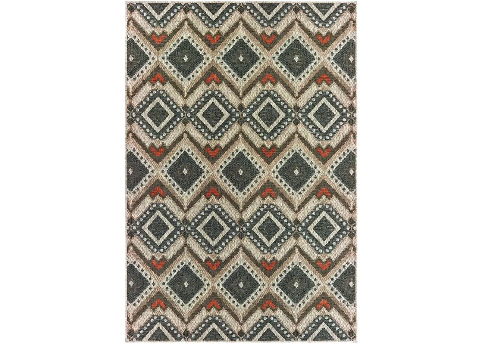 Latitude 6'7" x 9'2" Grey Rug