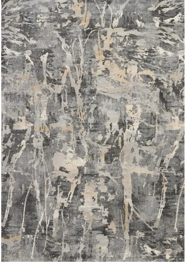 Fusion FSS10 Gray 9'6" x 13' Rug