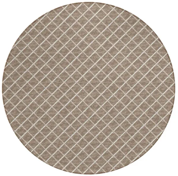 York YO1 Taupe 4' Rug