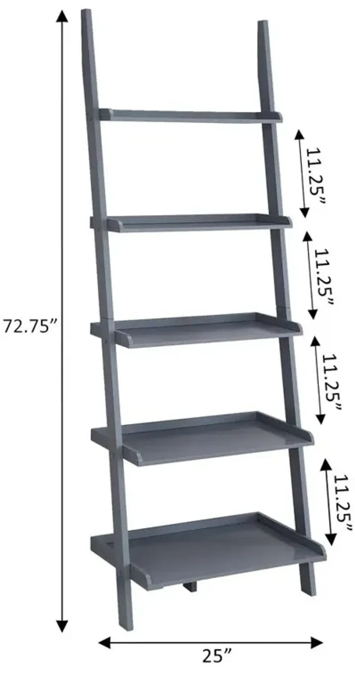 Convience Concept, Inc. American Heritage Bookshelf Ladder