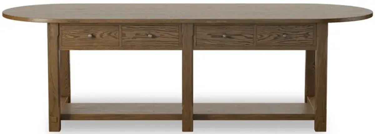 Elise Spiced Oak Kitchen Island