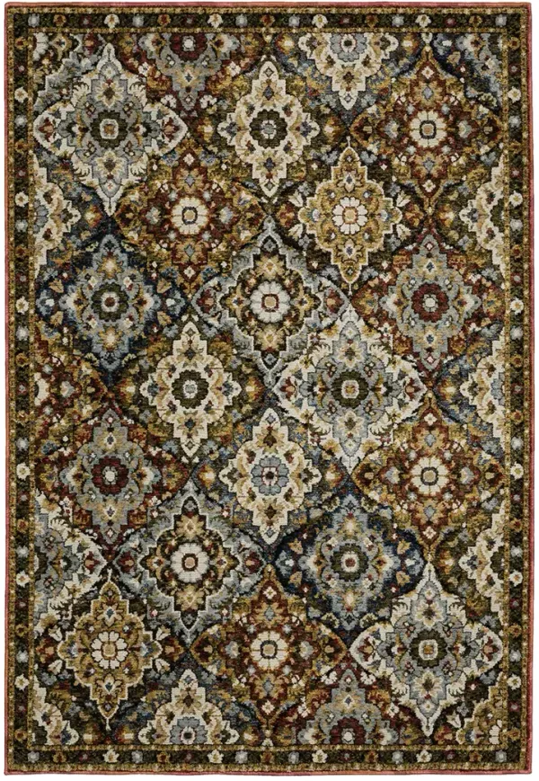 Andorra 3'3" x 5'2" Red Rug