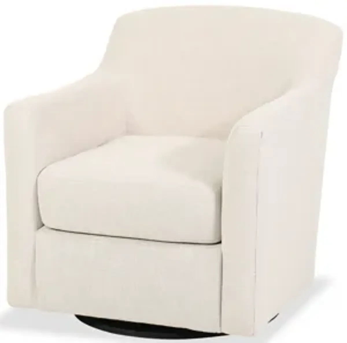 Bradney Swivel Accent Chair in Linen