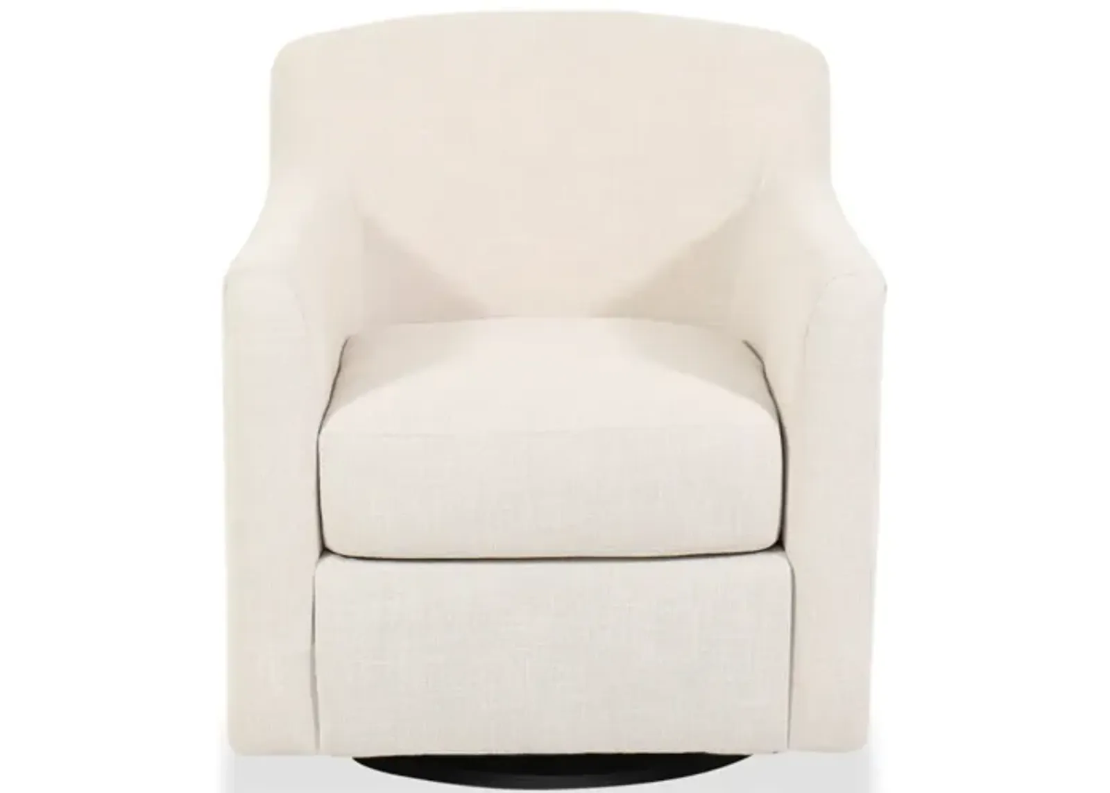 Bradney Swivel Accent Chair in Linen