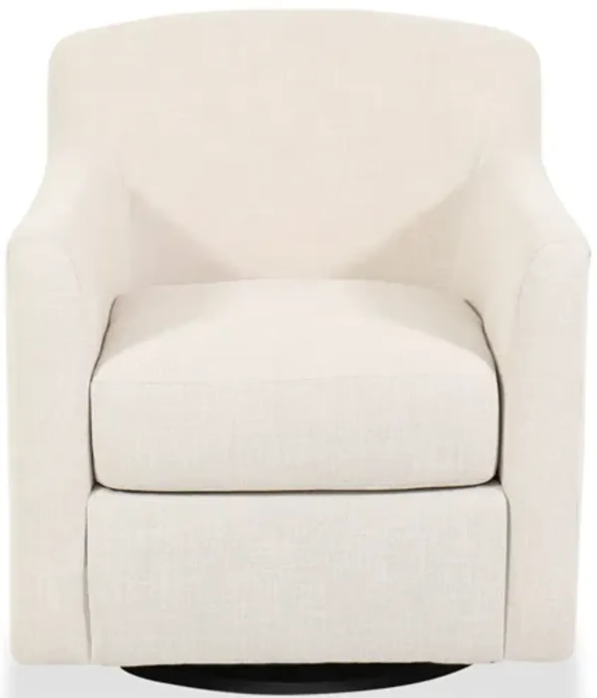 Bradney Swivel Accent Chair in Linen