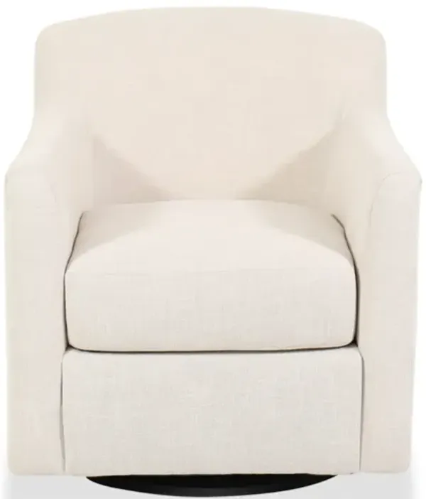 Bradney Swivel Accent Chair in Linen