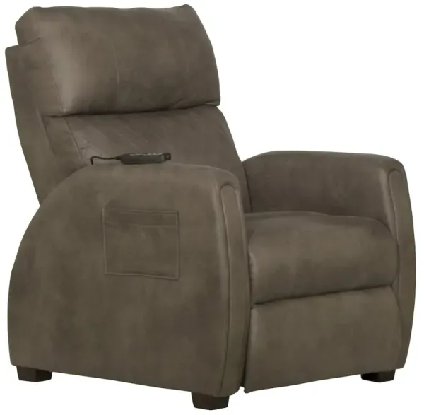 Catnapper Relaxer Power Lay Flat Recliner with Power Adjustable Headrest and Lumbar