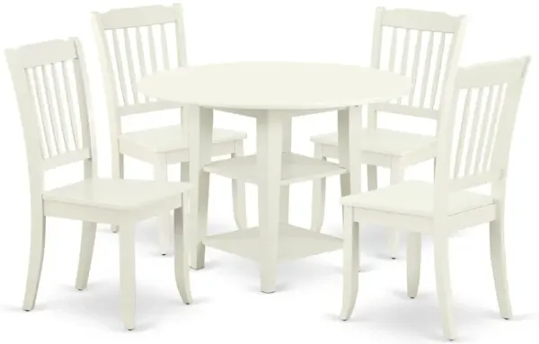 Dining Room Set Linen White