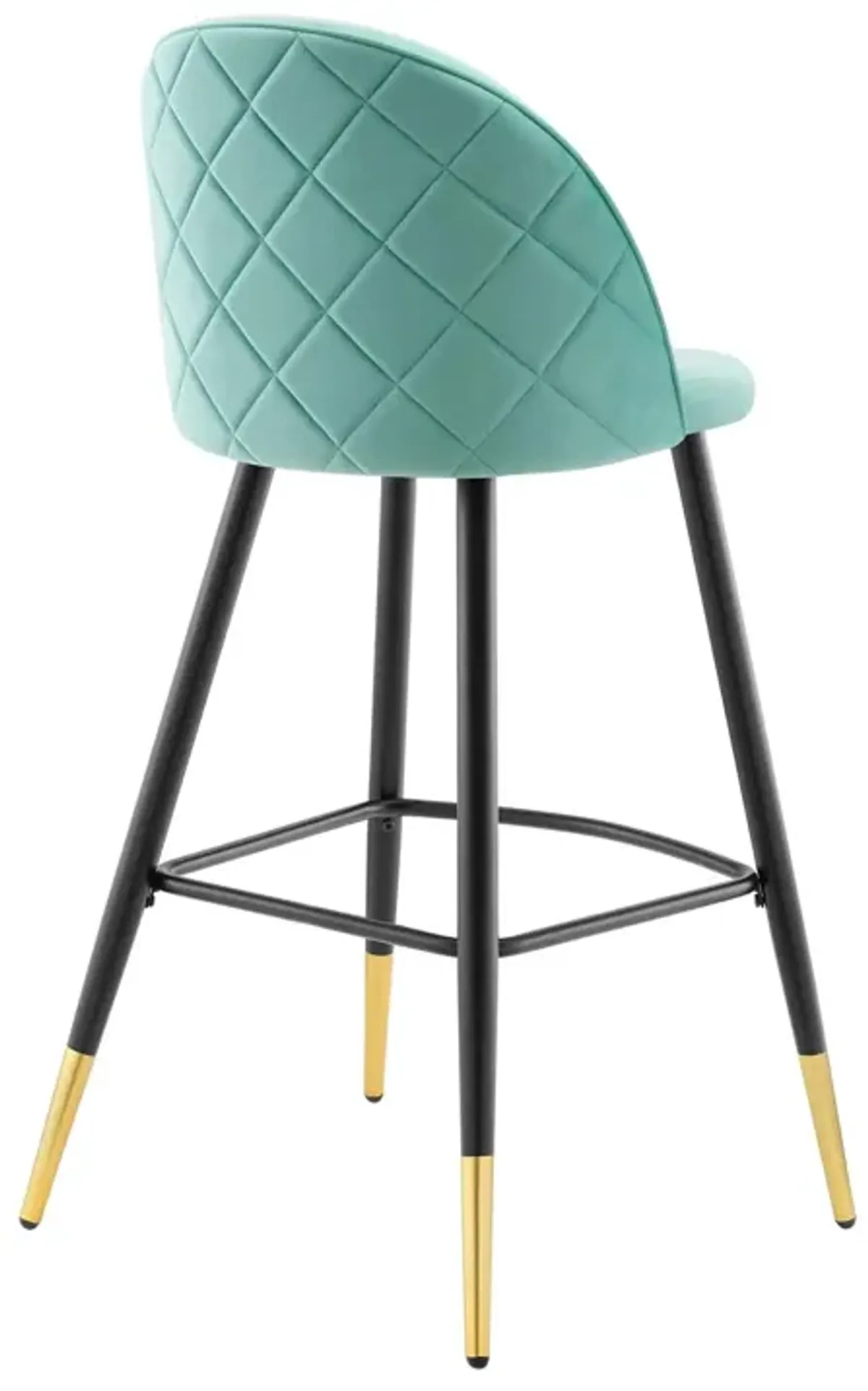 Cordial Performance Velvet Bar Stools - Set of 2