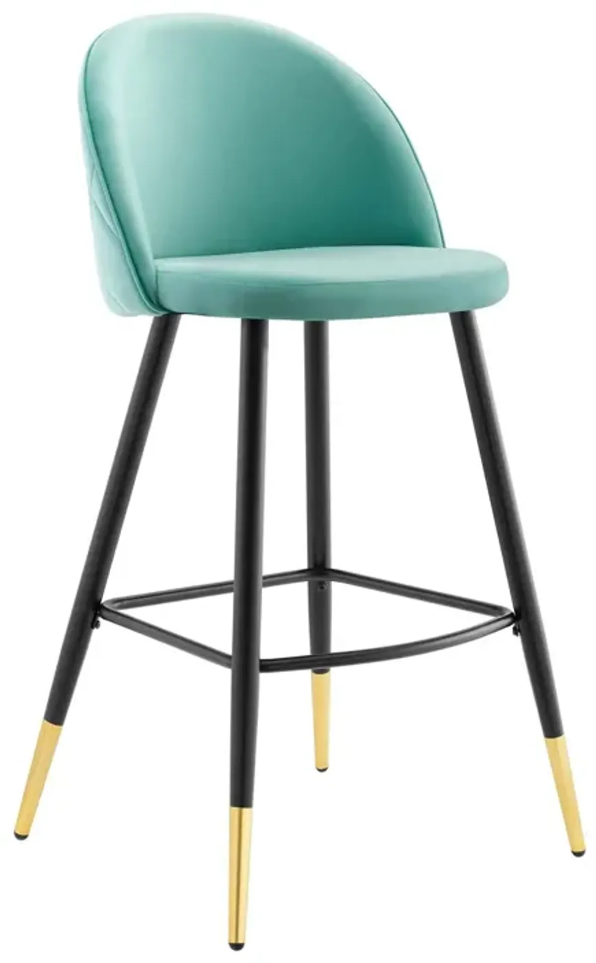 Cordial Performance Velvet Bar Stools - Set of 2