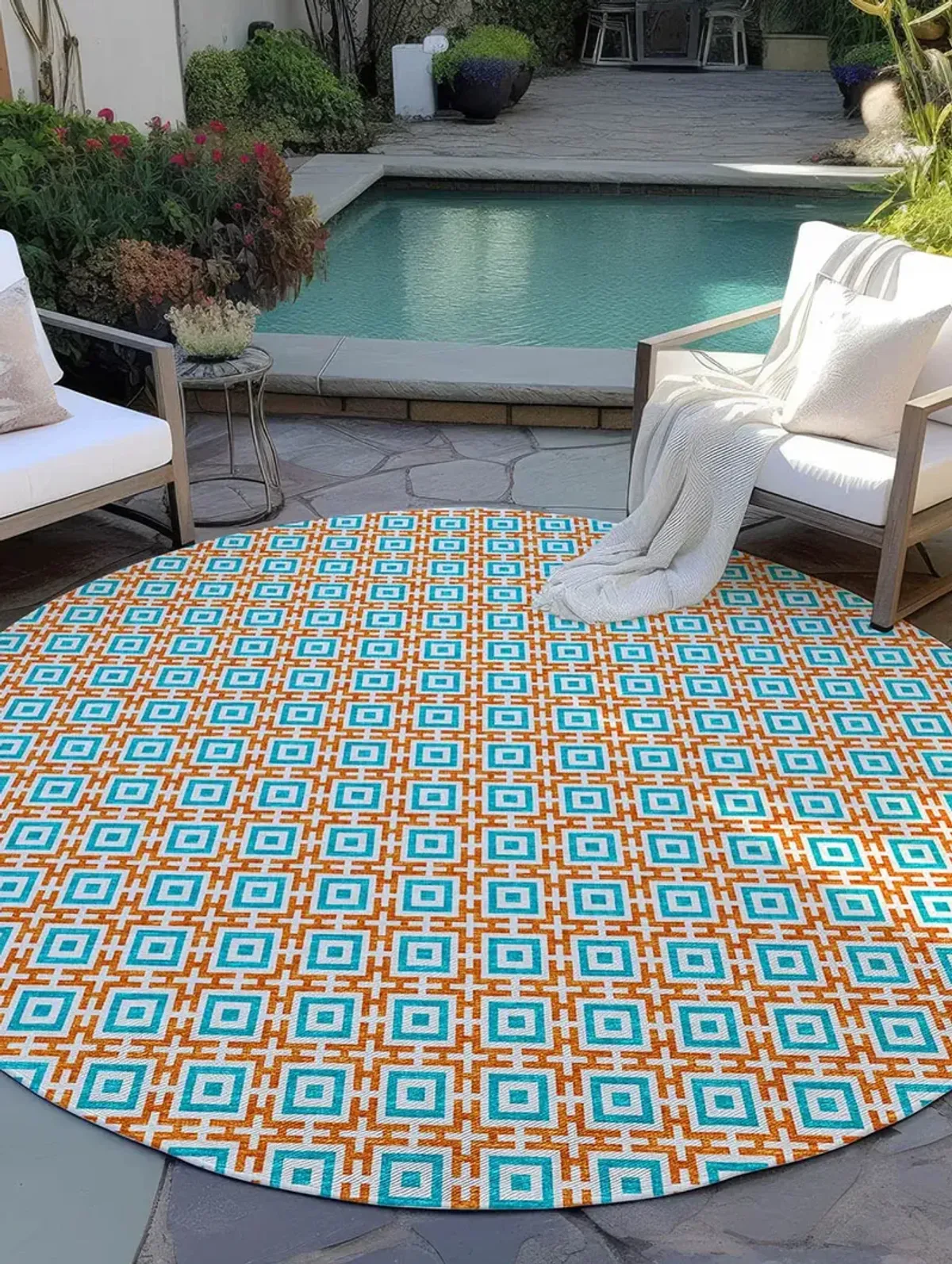 Marlo MO1 Orange 8' Rug