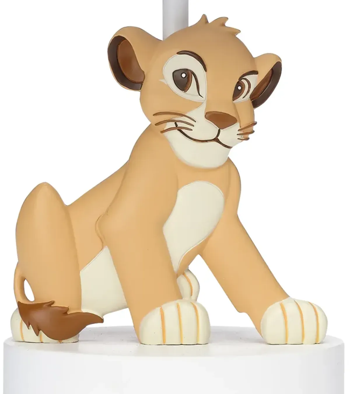 Lambs & Ivy Disney Baby Lion King Adventure Blue Lamp with Shade & Bulb - Simba