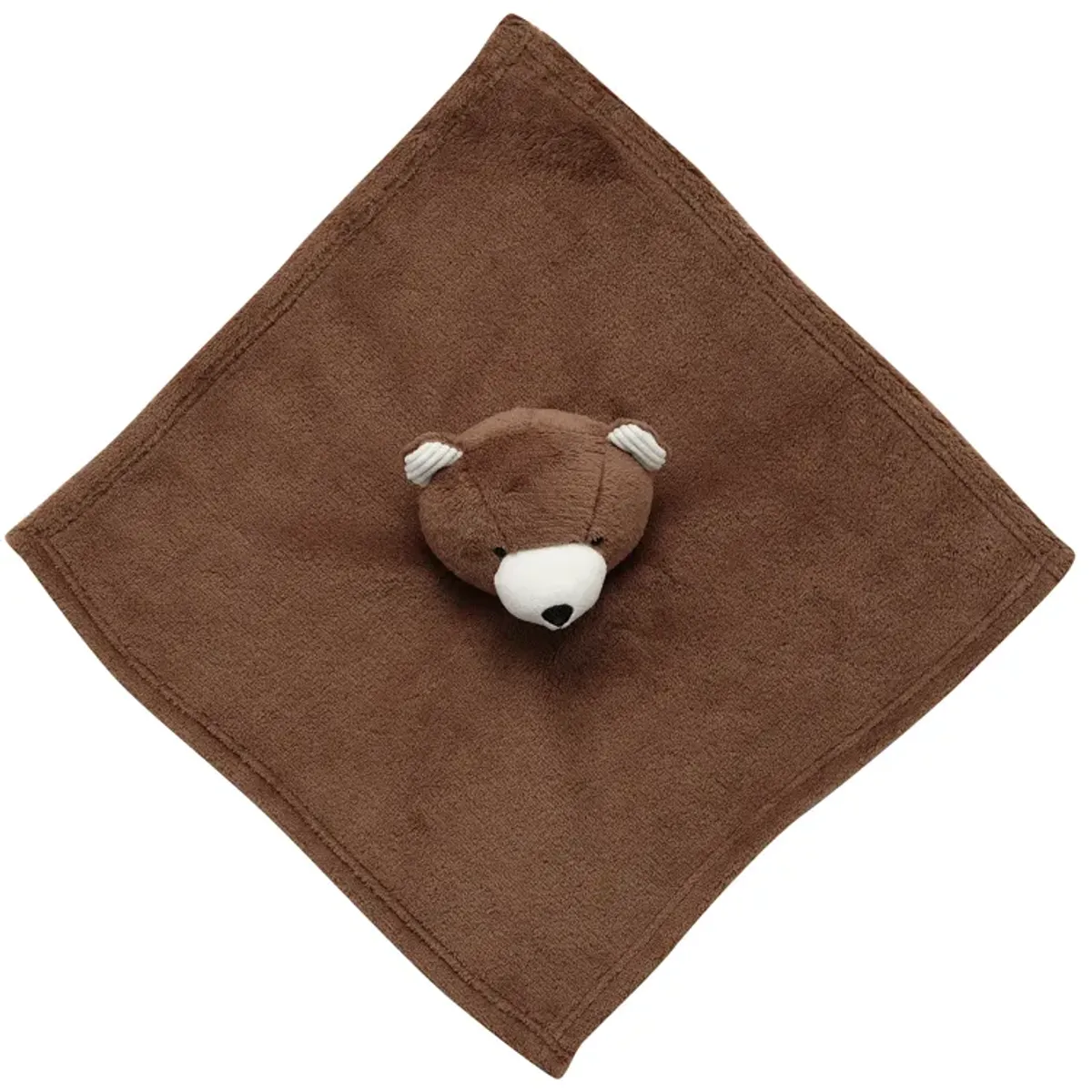 Lambs & Ivy Brown Bear Soft Baby/Child/Toddler Plush Lovey Security Blanket