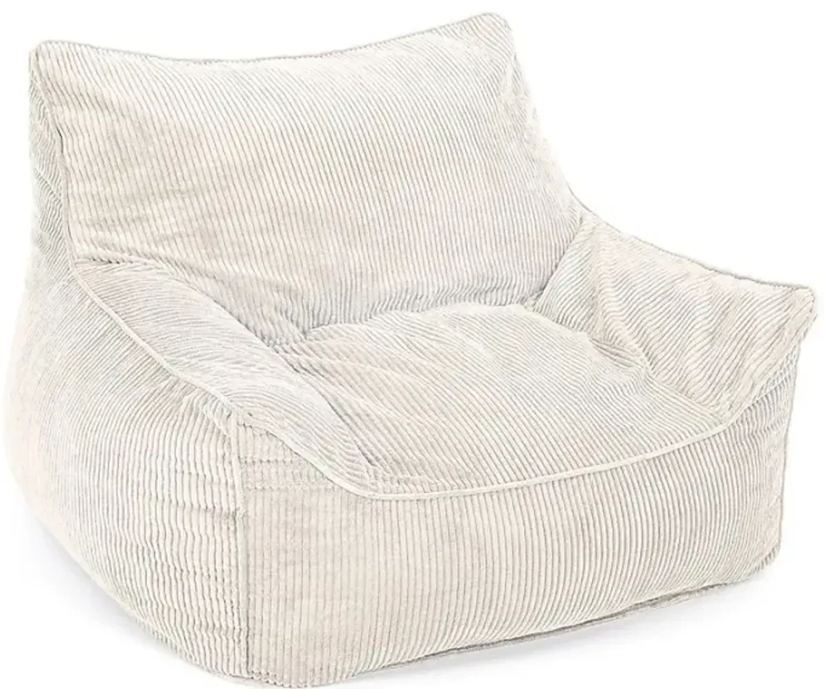 Beige Bean Bag Chair for Comfortable and Stylish Seating Anywhere