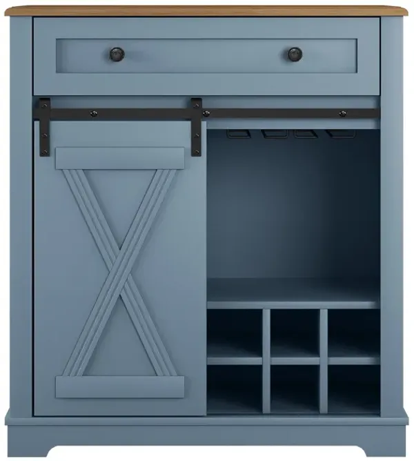 FESTIVO Chic Wine Cabinet with Glass Holder & Wine Rack