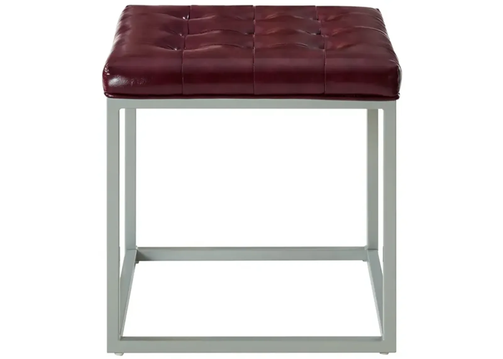 Inspired Home Barkan Leather PU Ottoman